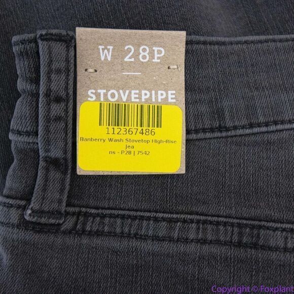 NEW Madewell Petite Stovepipe Jeans in Banberry Wash: Raw-Hem, P28 - Picture 15 of 16